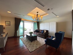 Condominium for rent Naklua Ananya showing the living room