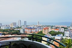 Condominium for sale Pratumnak Hill Pattaya showing the balcony view