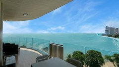 Condominium for sale The Cove Wongamat showing the balcony view