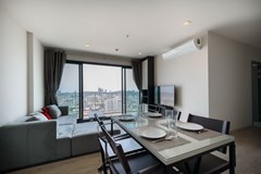 Condominium for Sale Pattaya showing the dining and living areas 