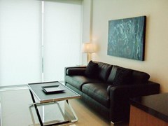 Condominium for sale Naklua showing the living room