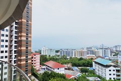 Condominium for sale Pattaya showing the balcony view
