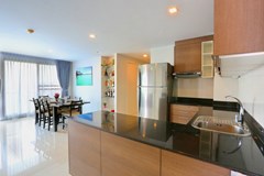 Condominium For Sale Pattaya showing the dining area from the kitchen