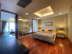 Condominium for Sale Naklua Ananya showing the second bedroom with built-in wardrobes 