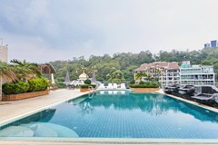 Condominium for sale Pattaya showing the rooftop swimming pool