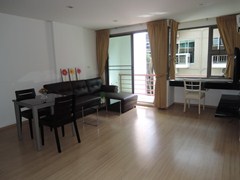 Condominium for Rent Pattaya showing the open plan living concept