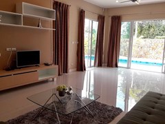 House for rent Huay Yai Pattaya showing the living room
