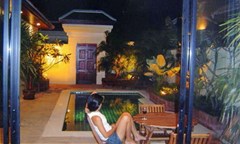 House for rent Jomtien View Talay Villas showing the view at night