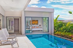 House for sale Pattaya showing the terrace 