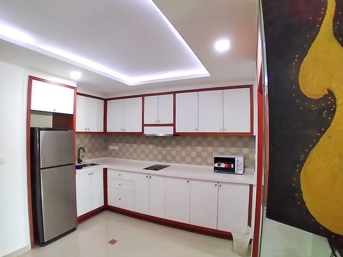 Condominium for rent Pattaya showing the kitchen Condominium for rent Pattaya showing the kitchen