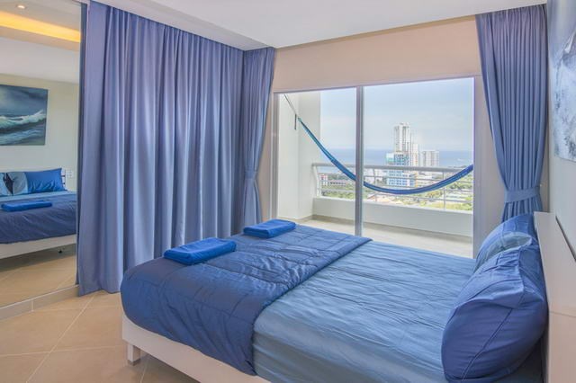 Condominium For Rent Pratumnak Pattaya showing the master bedroom Condominium For Rent Pratumnak Pattaya showing the master bedroom