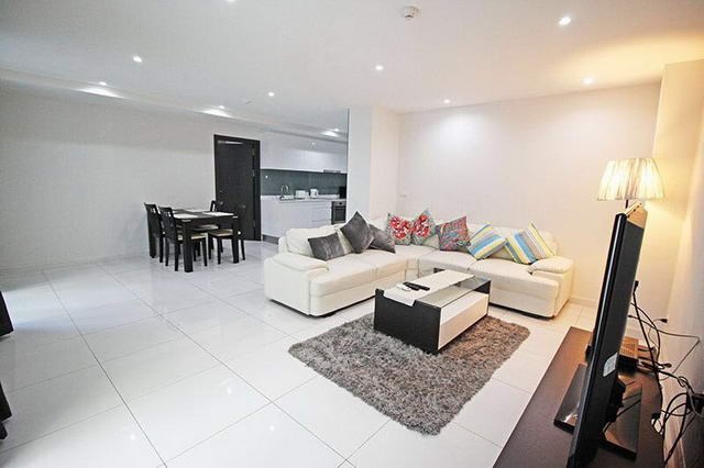 Condominium for rent Pratumnak Pattaya showing the living and dining areas Condominium for rent Pratumnak Pattaya showing the living and dining areas