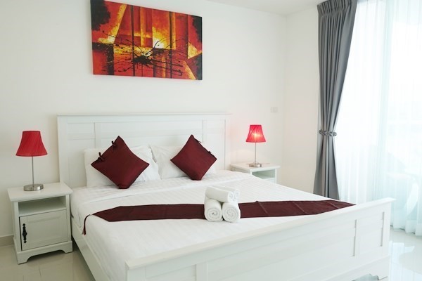 Condominium for rent Wong Amat showing the bedroom Condominium for rent Wong Amat showing the bedroom