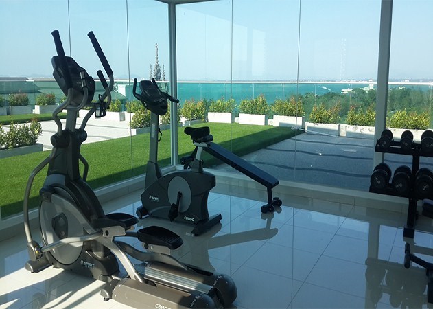Condominium for rent Wong Amat showing the gymnasium Condominium for rent Wong Amat showing the gymnasium