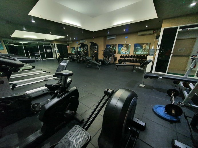 Condominium for rent Wong Amat Pattaya showing the gymnasium Condominium for rent Wong Amat Pattaya showing the gymnasium