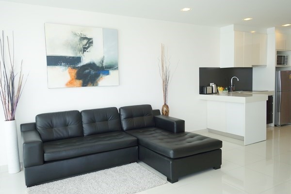 Condominium for rent Wong Amat showing the living area Condominium for rent Wong Amat showing the living area