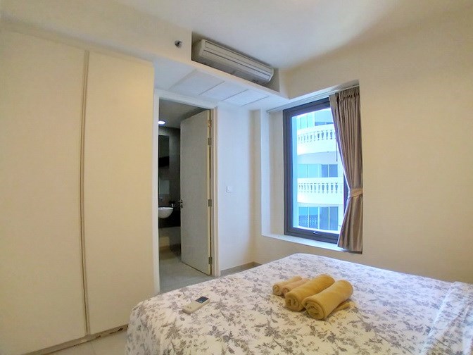 Condominium for rent Wong Amat Pattaya showing the second bedroom suite Condominium for rent Wong Amat Pattaya showing the second bedroom suite