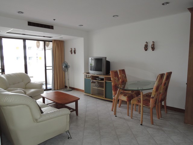 Condominium for rent Jomtien Beach showing the living area