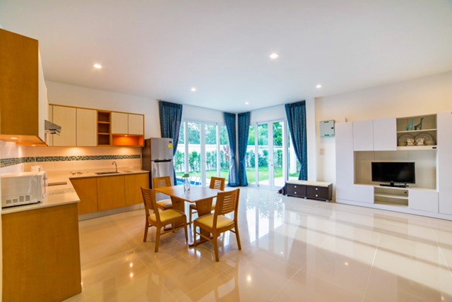 House for Sale Silverlake Pattaya showing the dining and kitchen areas House for Sale Silverlake Pattaya showing the dining and kitchen areas