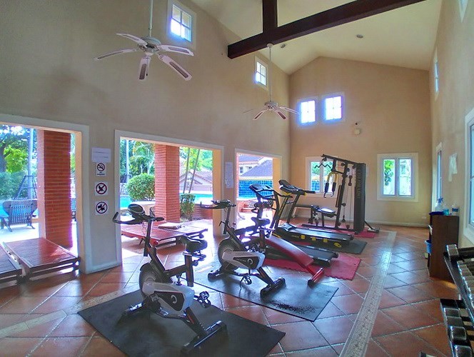 House for rent East Pattaya showing the gymnasium 