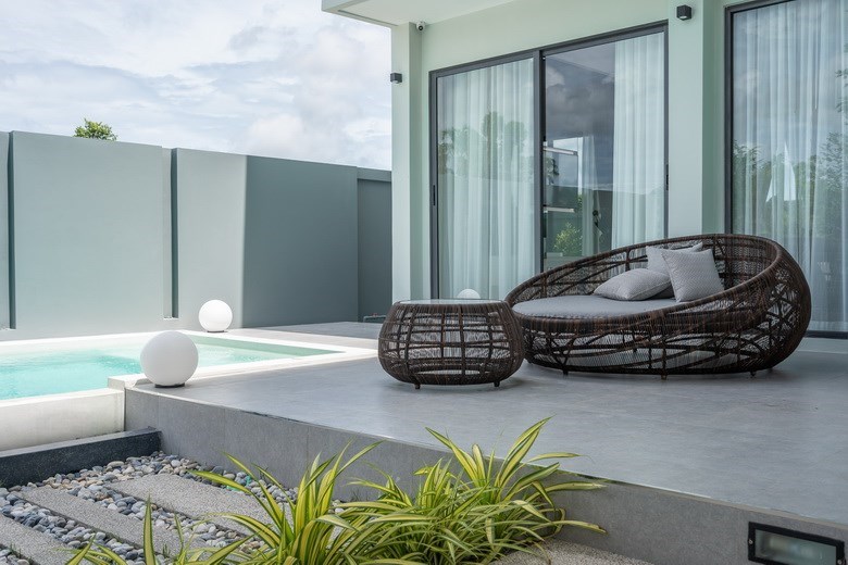House for sale Huay Yai Pattaya showing the terrace concept 