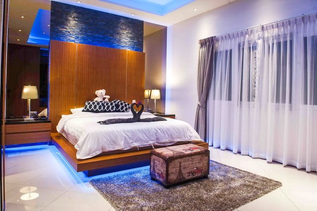 House for sale Mabprachan Pattaya showing the second bedroom House for sale Mabprachan Pattaya showing the second bedroom