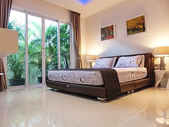 House for Sale at The Vineyard Pattaya showing the third bedroom with furniture 