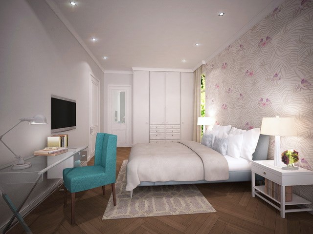 House for sale East Pattaya showing the bedroom concept House for sale East Pattaya showing the bedroom concept