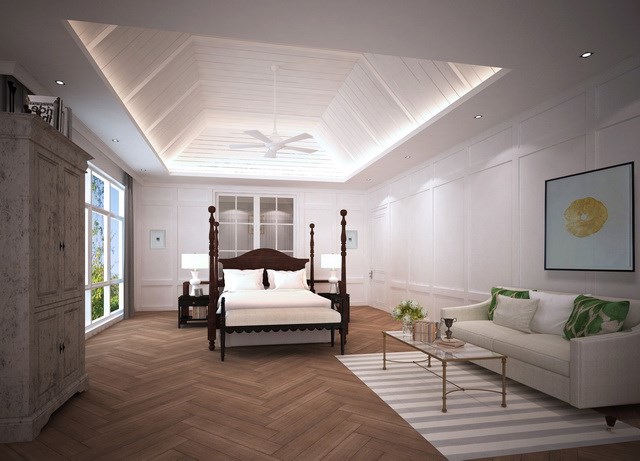House for sale East Pattaya showing the master bedroom concept House for sale East Pattaya showing the master bedroom concept