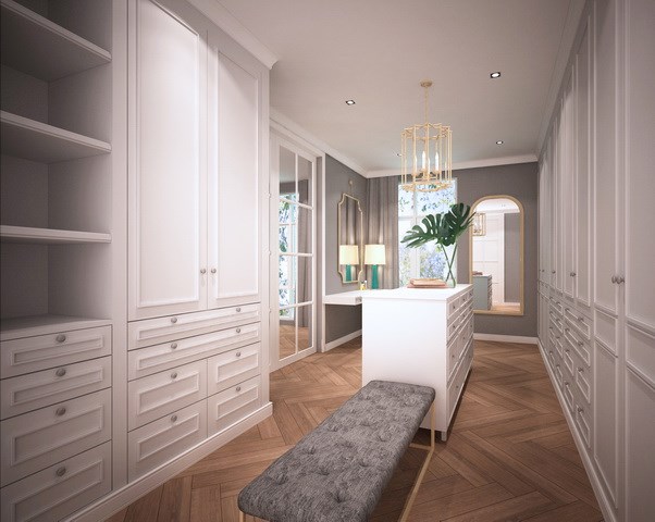 House for sale East Pattaya showing the walk-in closet House for sale East Pattaya showing the walk-in closet