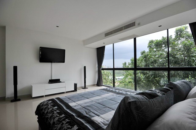 Condominium for rent Jomtien showing the bedroom 