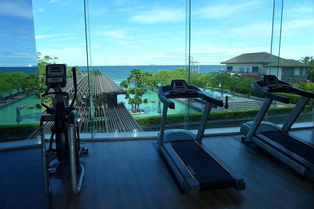 Condominium for rent Jomtien showing the gymnasium 