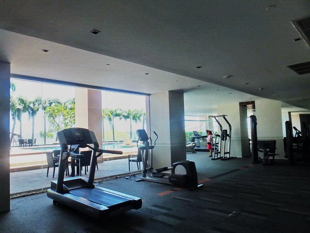 Condominium for sale Northshore Pattaya showing the gymnasium 