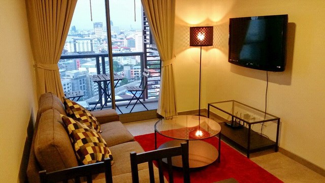 Condominium for rent UNIXX South Pattaya showing the living room Condominium for rent UNIXX South Pattaya showing the living room