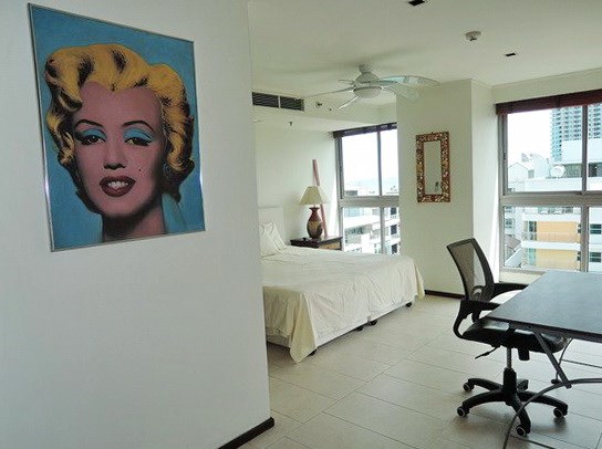 Condominium for rent in Northshore Pattaya showing the second bedroom suite