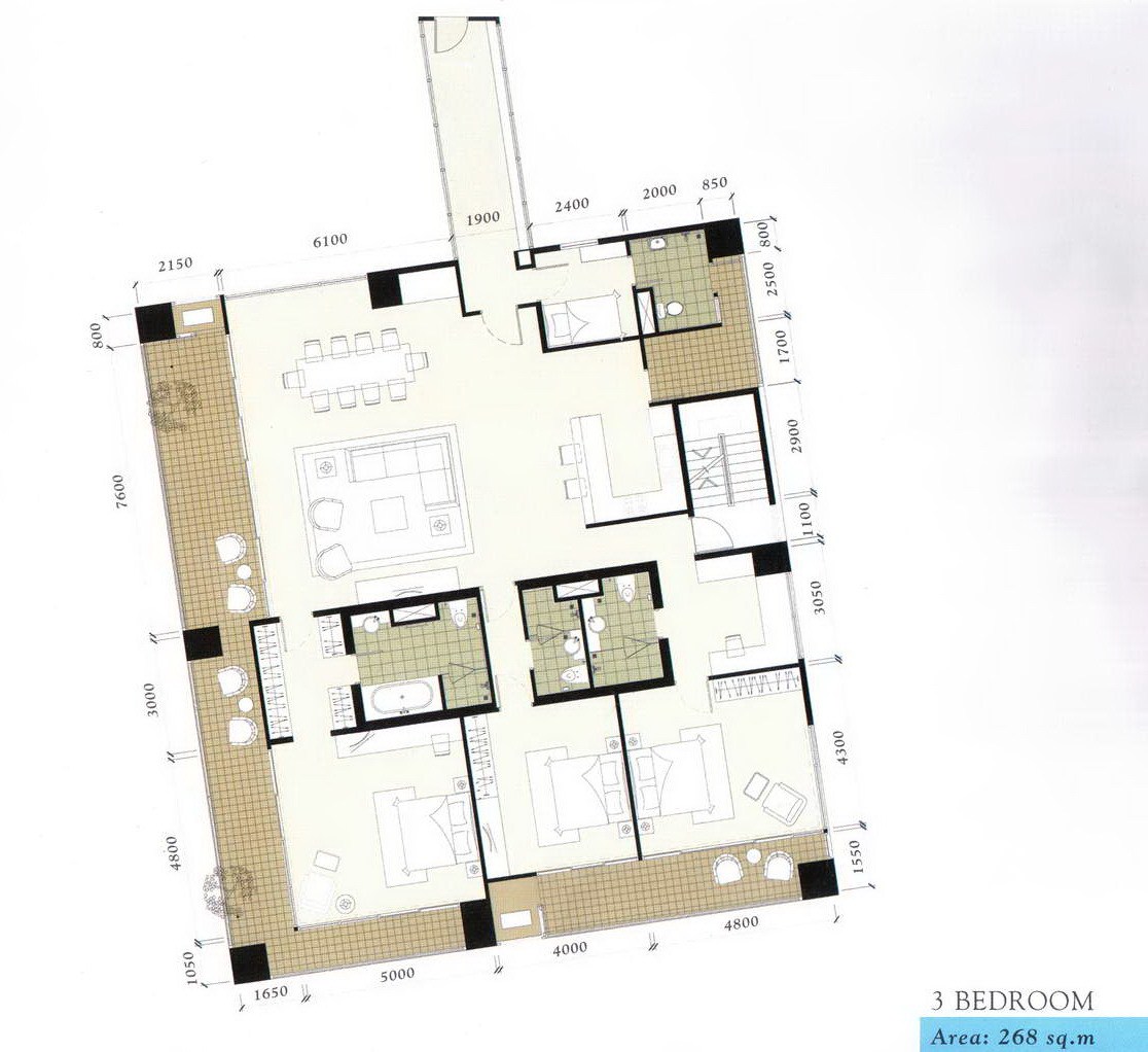 Condominium for rent Northshore Pattaya showing the layout Condominium for rent Northshore Pattaya showing the layout