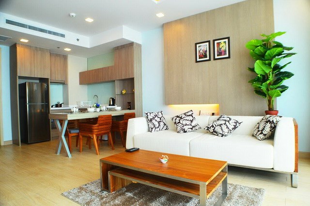 Condominium for sale Jomtien showing the open plan concept Condominium for sale Jomtien showing the open plan concept
