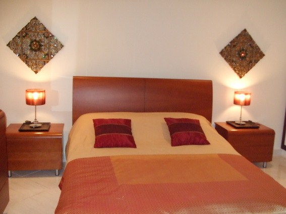 Condominium for rent Naklua showing the bed