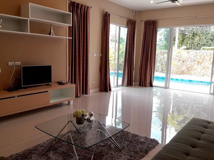 House for rent Huay Yai Pattaya showing the living room