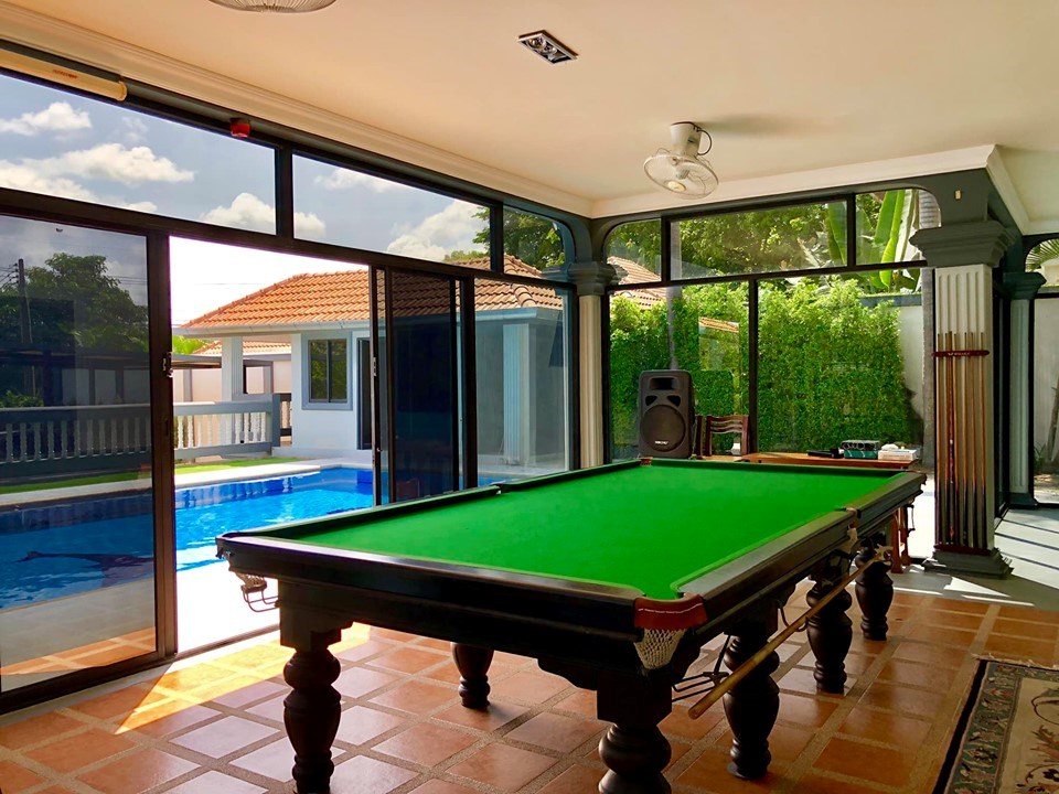 House for rent Pattaya Mabprachan showing the entertainment room House for rent Pattaya Mabprachan showing the entertainment room