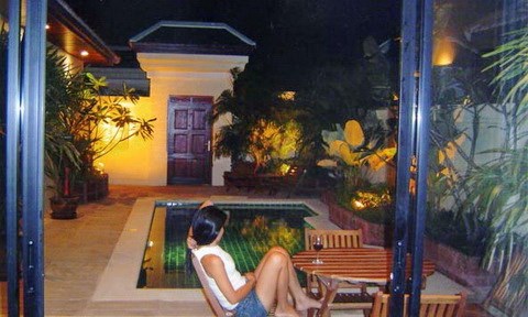 House for rent Jomtien View Talay Villas showing the view at night House for rent Jomtien View Talay Villas showing the view at night
