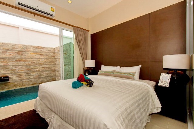 House for rent East Jomtien showing the master bedroom House for rent East Jomtien showing the master bedroom