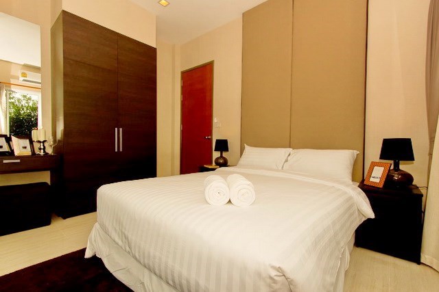 House for rent East Jomtien showing the second bedroom with built-in wardrobes House for rent East Jomtien showing the second bedroom with built-in wardrobes